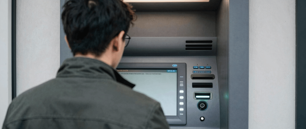 person holding brown leather wallet and banknotes