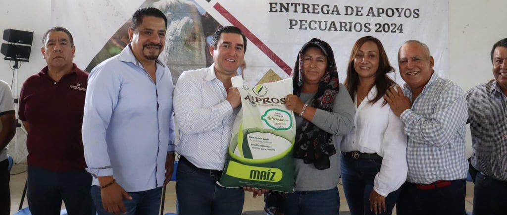 secretaria de agricultura y desarrollo rural de hidalgo entrega apoyos en ajacuba Hidalgo