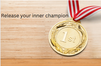 A medal, a symbol of the inner champion you are.