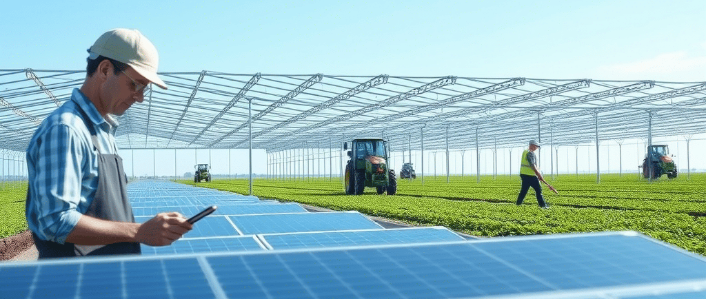 Panel solar sustentabilidad en los agronegocios en M茅xico