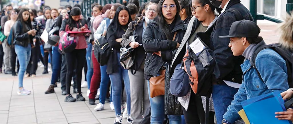 El desempleo en Colombia