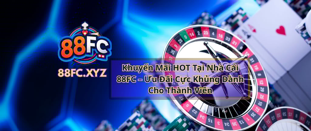 🔥 Khuyến Mãi HOT Nhà Cái 88FC – Nhận 58K Trải Nghiệm, 100% Nạp Đầu & Hoàn Trả Hấp Dẫn!