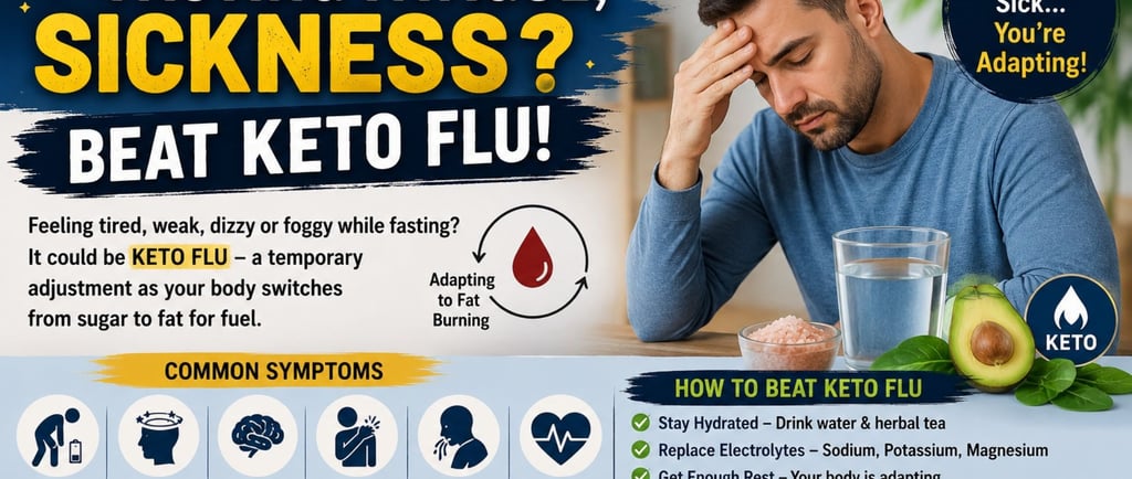 🌙Fasting Fatigue , Sickness? Beat Keto Flu!