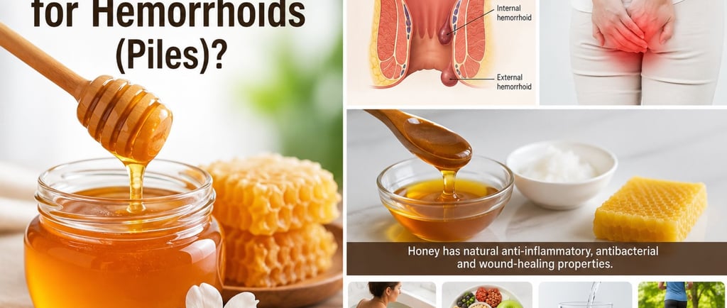 🍯 Is Honey Good for Hemorrhoids (Piles)?