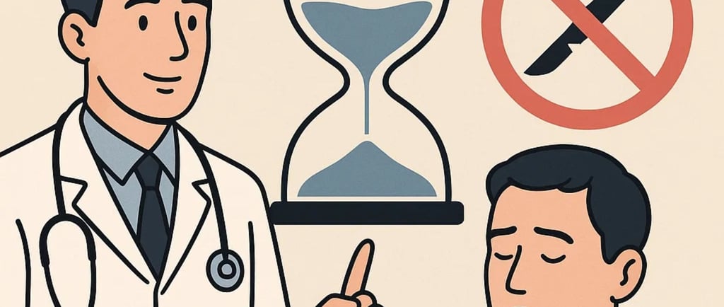 لماذا قد يضر الإفراط في الفحوصات والعلاج أكثر مما ينفع؟ تعرّف كيف يحميك التمهّل الطبي عندما لا توجد