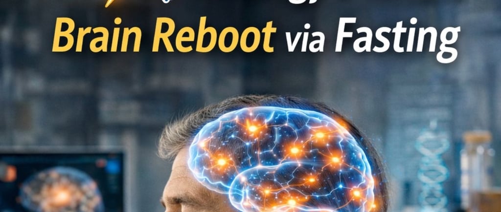 Discover how fasting may enhance brain function, support neuroplasticity, and promote mental clarity