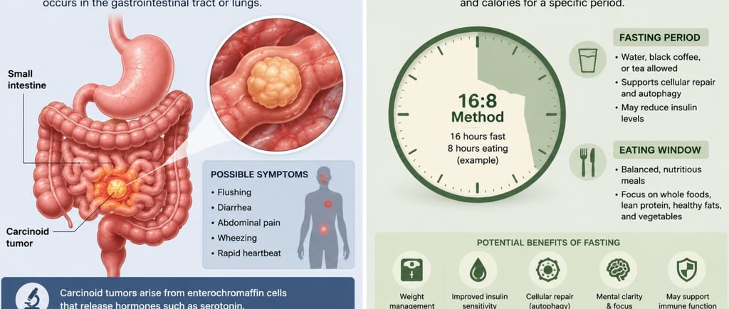 carcinoid tumor and fasting