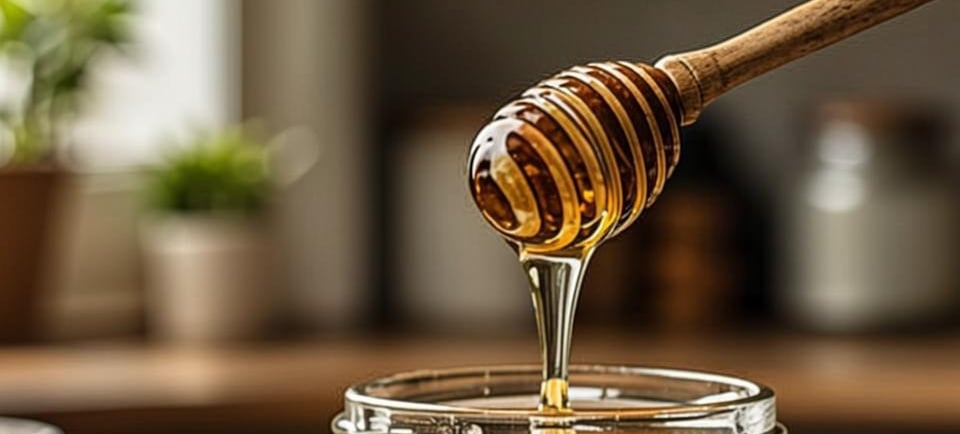 🍯القطرات الخلفية الأنفية وارتجاع المريء : العسل لتهدئة الحلق وإيقاف السعال photos