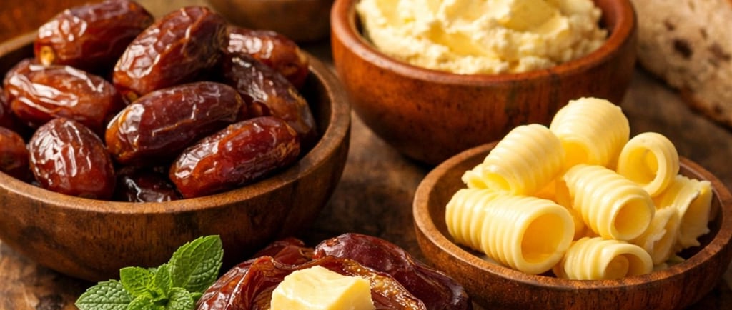 🌴🧈 The Delight of Dates and Butter: A Nutritious and Delicious Meal