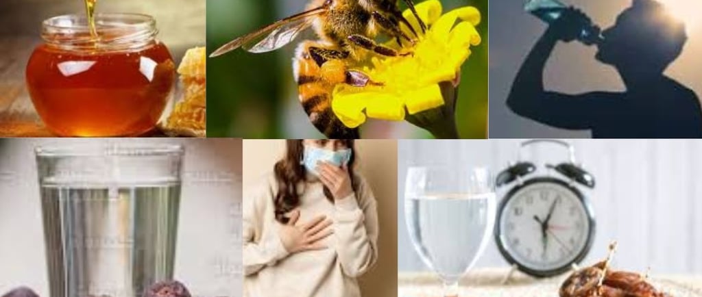🐝🍯🌙 علاج ثلاثي لالتهابات الجهاز التنفسي العلوي: لسعات النحل، والعسل، والصيام؟