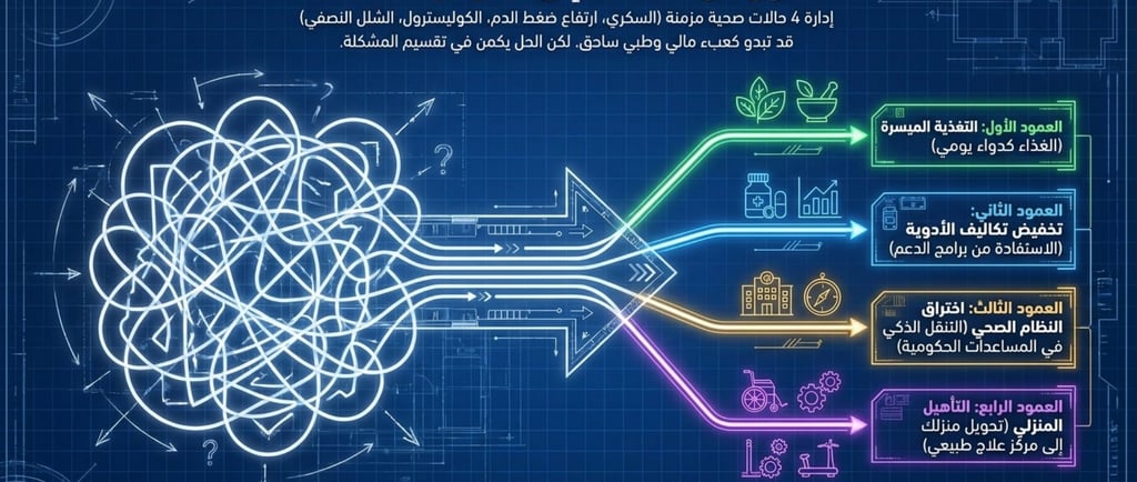 🌙السكري ارتفاع ضغط الدم الكوليسترول و الشلل النصفي:الصيام