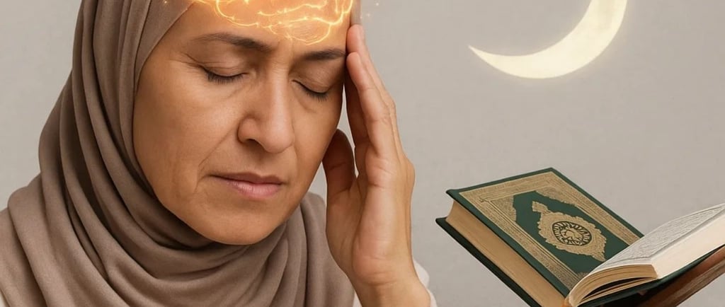 🧠🌙📖 اكتشف لماذا يُصيب الزهايمر النساء أكثر، وكيف يُمكن للصيام والقرآن حماية الذاكرة وصحة الدماغ م