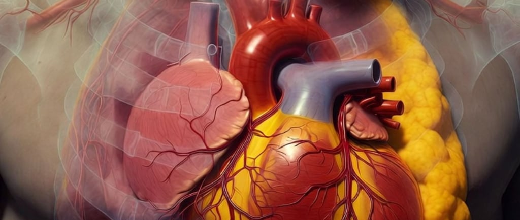 الدهون التي لا تراها… لكنها تدمّر قلبك ببطء 🎯