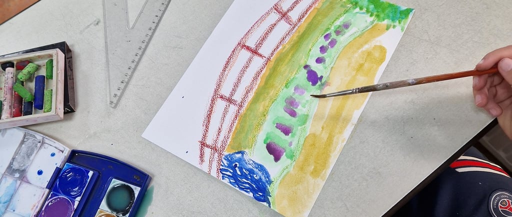 Claude Monet inspired work grote meesters