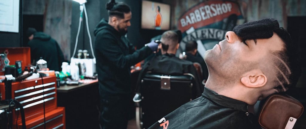 cortes hombres para el pelo y la barba en Valencia