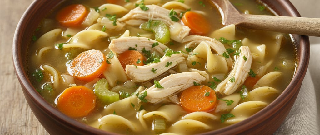 Easy chicken noodle soup