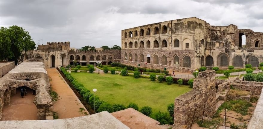 Golkonda fort, hyderabad historical place
