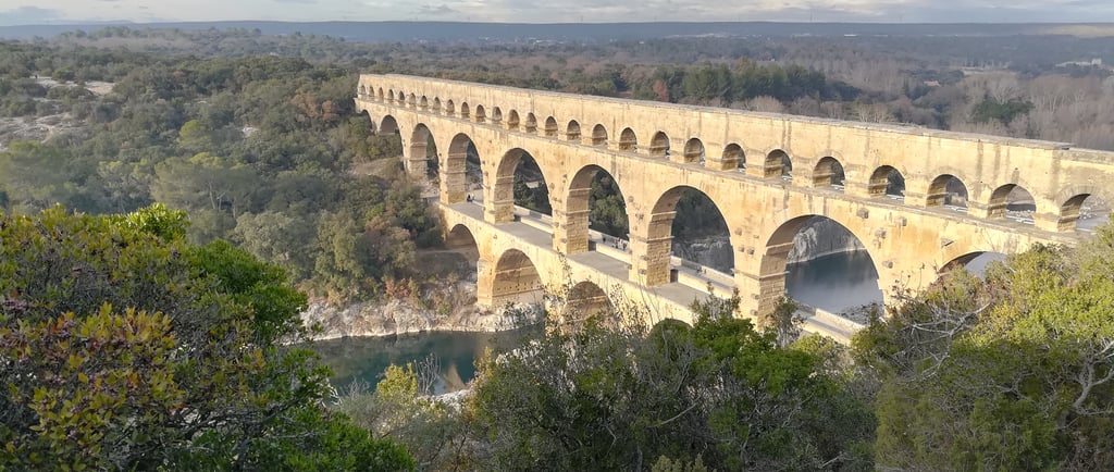 Le pont du Gard, à 30 minutes de la maison