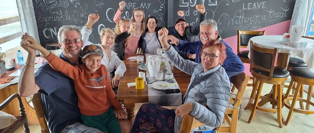 Our German Café on the Jetty in Swakopmund.