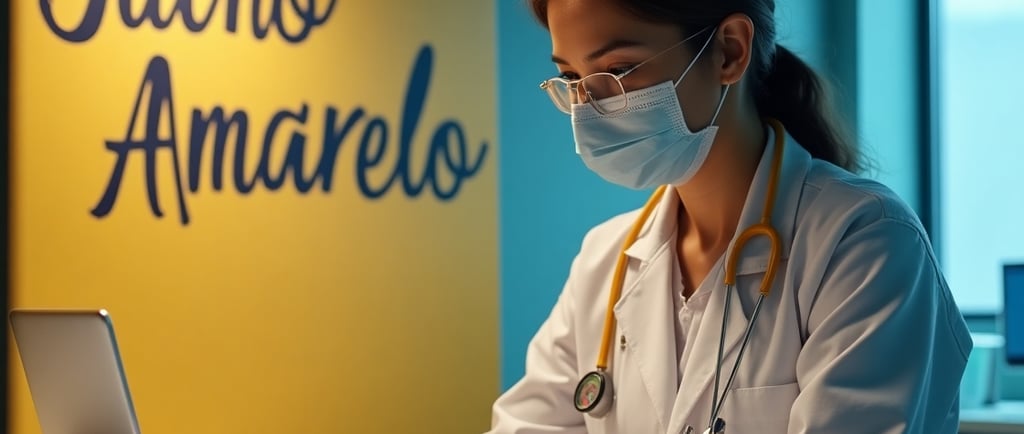 Julho Amarelo campanha das cores - Hepatites Virais