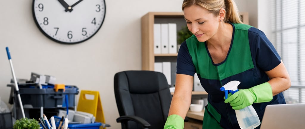 How often should an office be cleaned? A practical guide for Northampton businesses