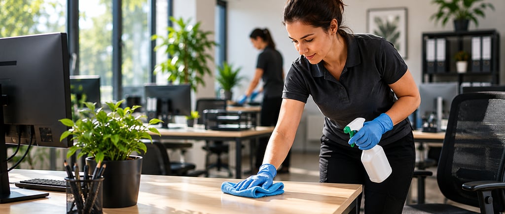 Office cleaning for small businesses in Northampton