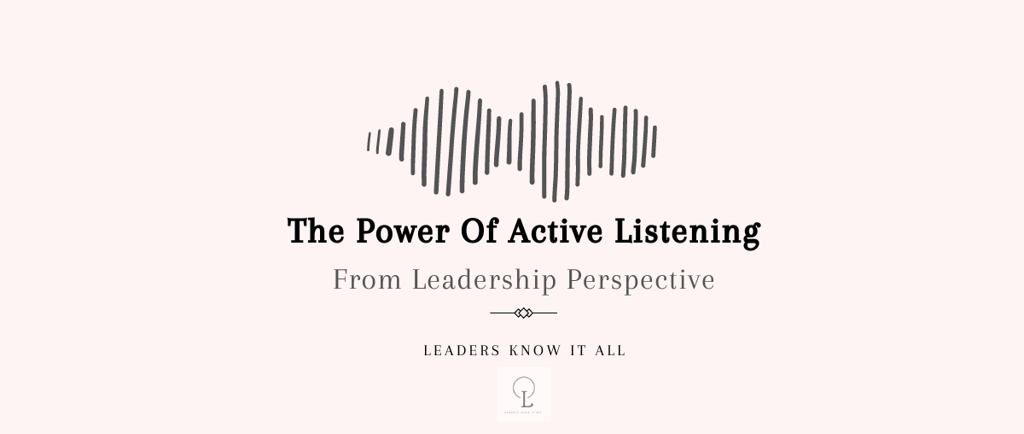 a speaker with the words the power of active listening