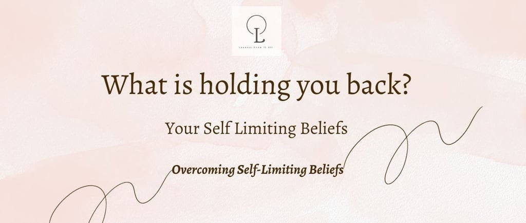 overcoming self limited beliefs