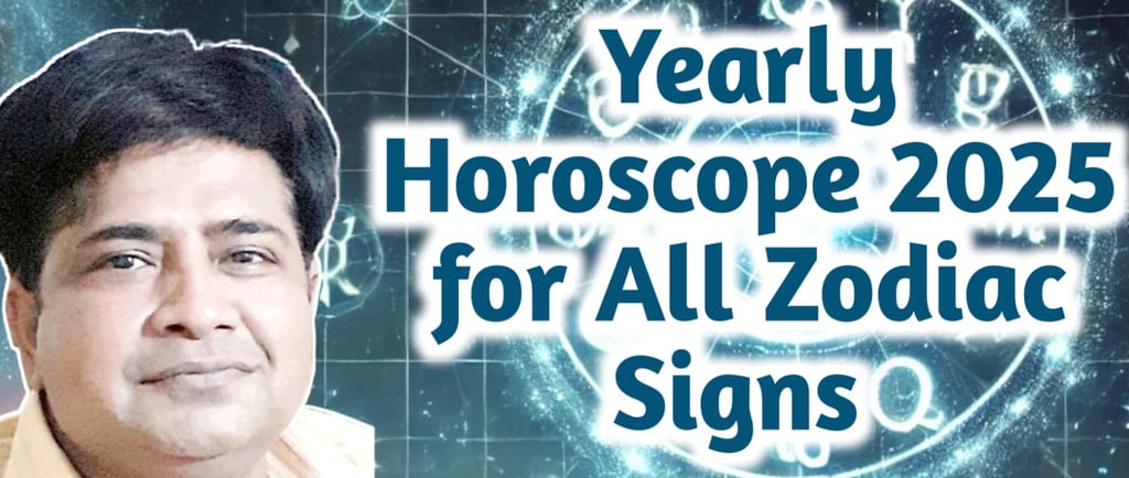 Yearly Horoscope 2025 Predictions for All Zodiac Signs