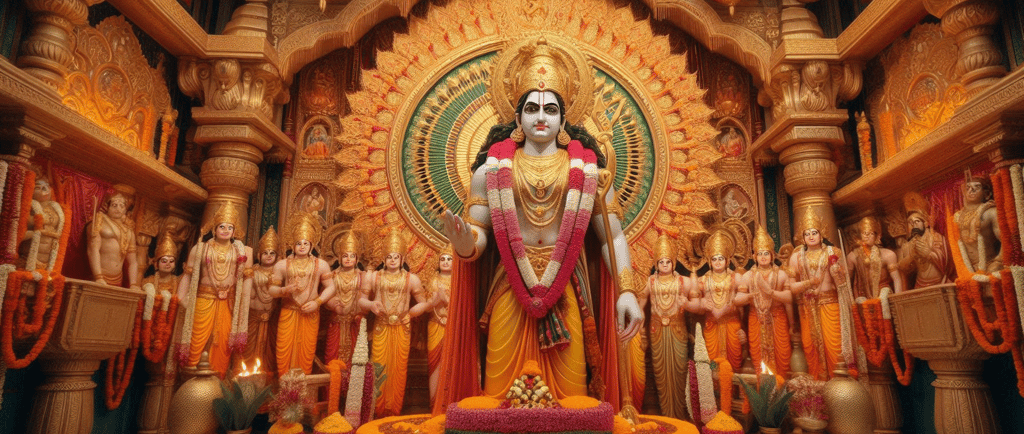 Representative Image of Surya Tilak at Ram Mandir Ayodhya