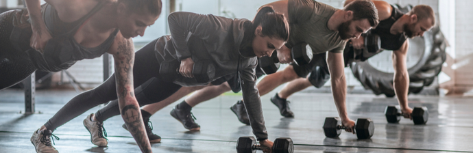 imagem de um treinamento funcional