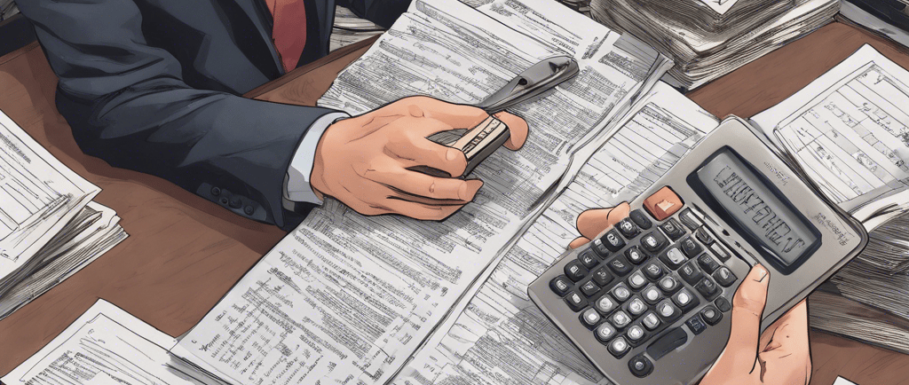 a person holding a cell phone over a piece of paper