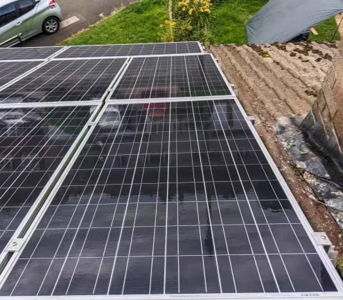 solar panel clean