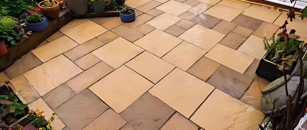 patio pressure washed