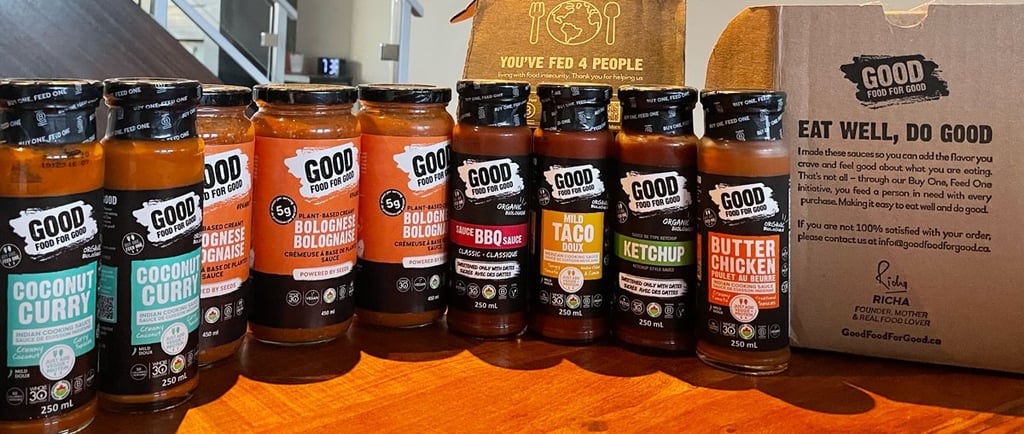 #BCorp Purpose-driven brand: Good food for good natural eat well do good cooking sauce
