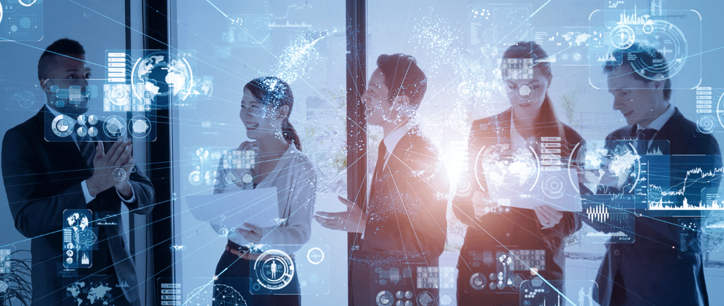transformación empresarial destacando la inteligencia artificial