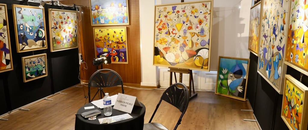 Exposition oeuvres -  Auderson 