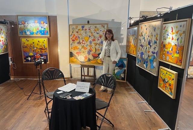 Oeuvres colorés de Michele Auderson