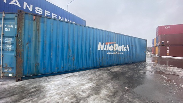 40'HC used shipping container