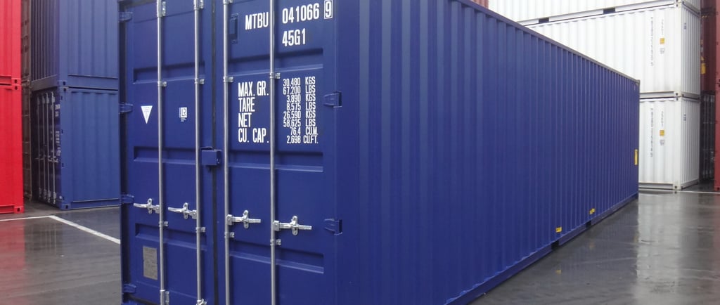 40'HC One-way JAUNS JŪRAS KONTEINERIS