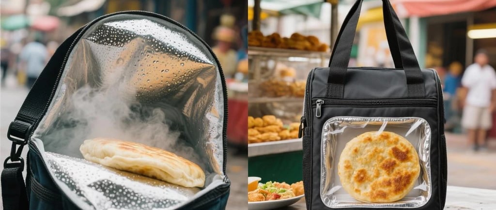 waterproof thermal delivery bag,rainy season food delivery Latin America,humid heat retention bag