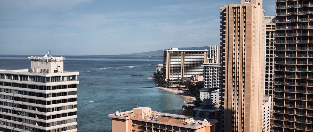 Vue panoramique sur Honolulu
