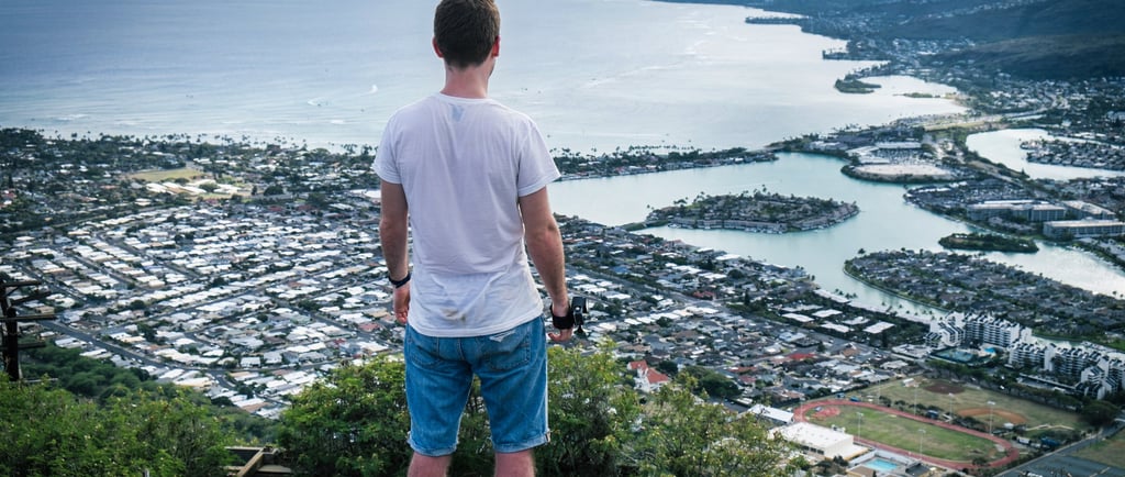 Vue de Honolulu depuis Koko Head à Oahu