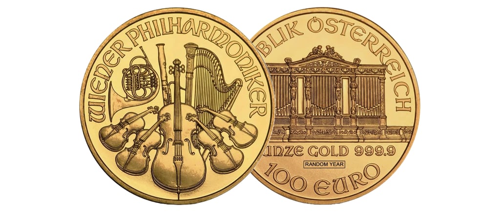 1 oz gold philharmonic coin