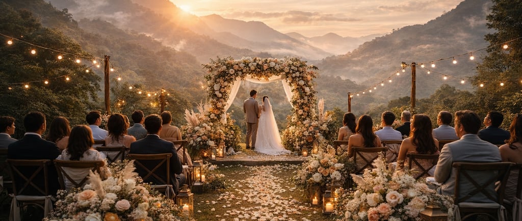 งานแต่ง Outdoor จังหวัดน่าน