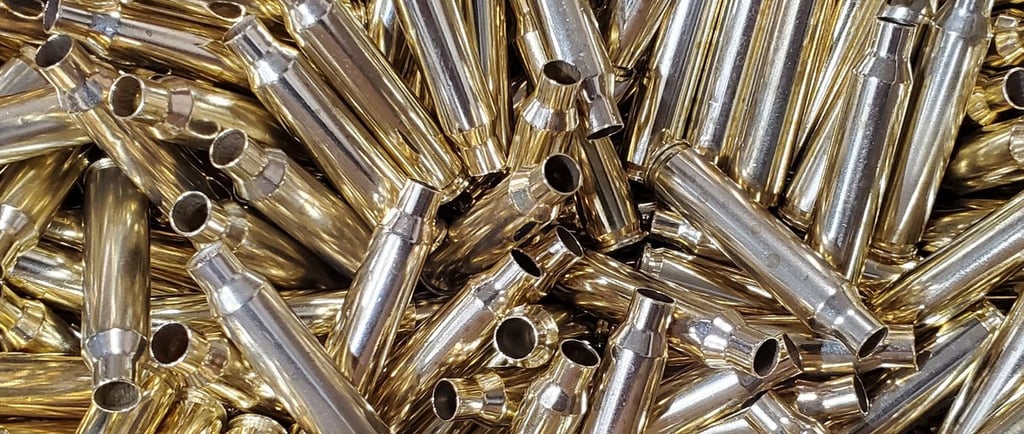 cleaned .223 5.56 brass