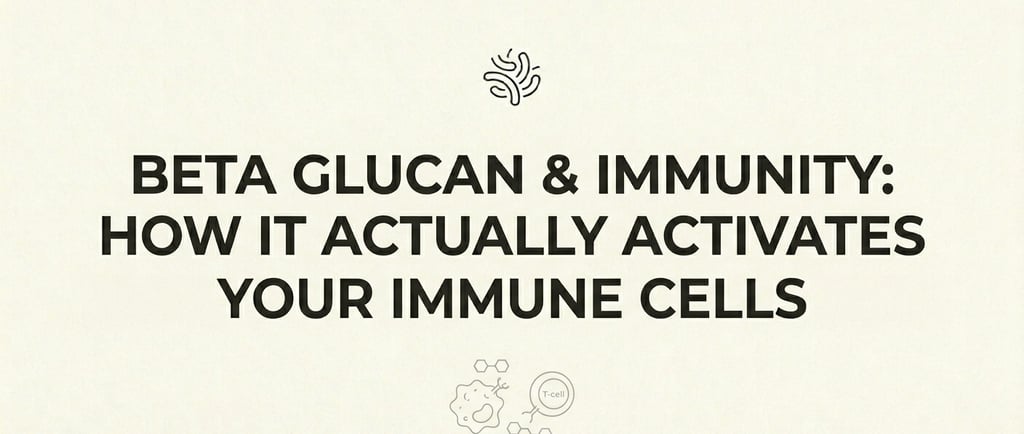 Beta Glucan & Immunity