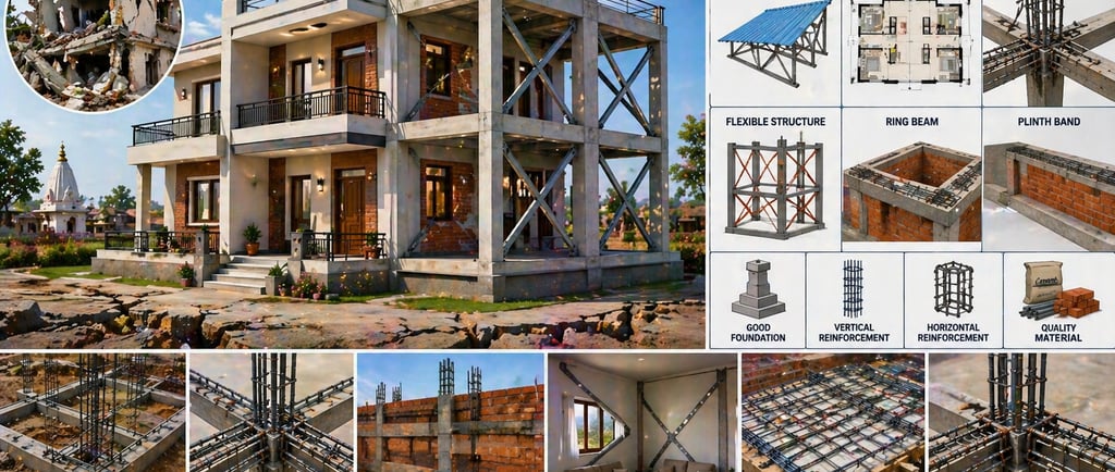 earthquake resistant house construction in Uttar Pradesh