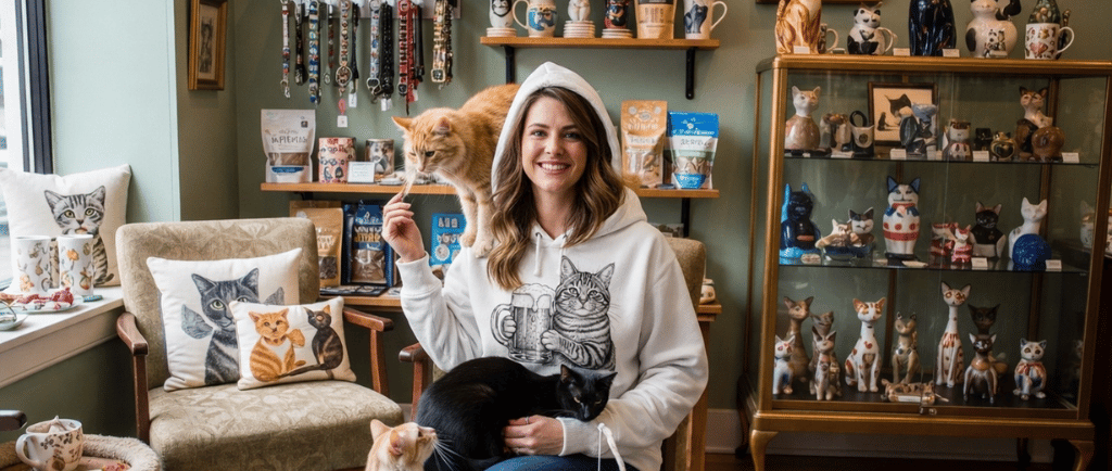 Bella Canvas 3719 Unisex Hoodie,Cat lovers