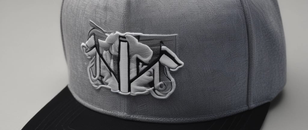 a girl wearing a hat with a star wars sticker on it